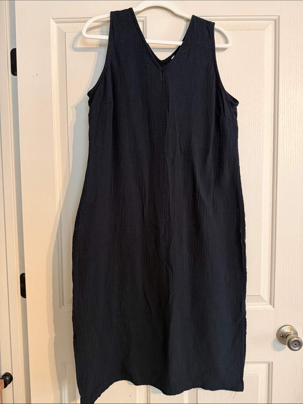 Briggs New York Black 100% Cotton Gauze Maxi Dress